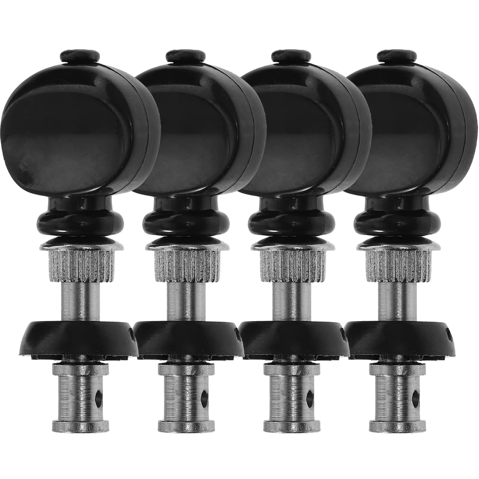 

4pcs Ukulele Tuning Pegs Steel Machine Friction Tuners Musical Parts String Key Tuner Pegs for Guitar Banjo