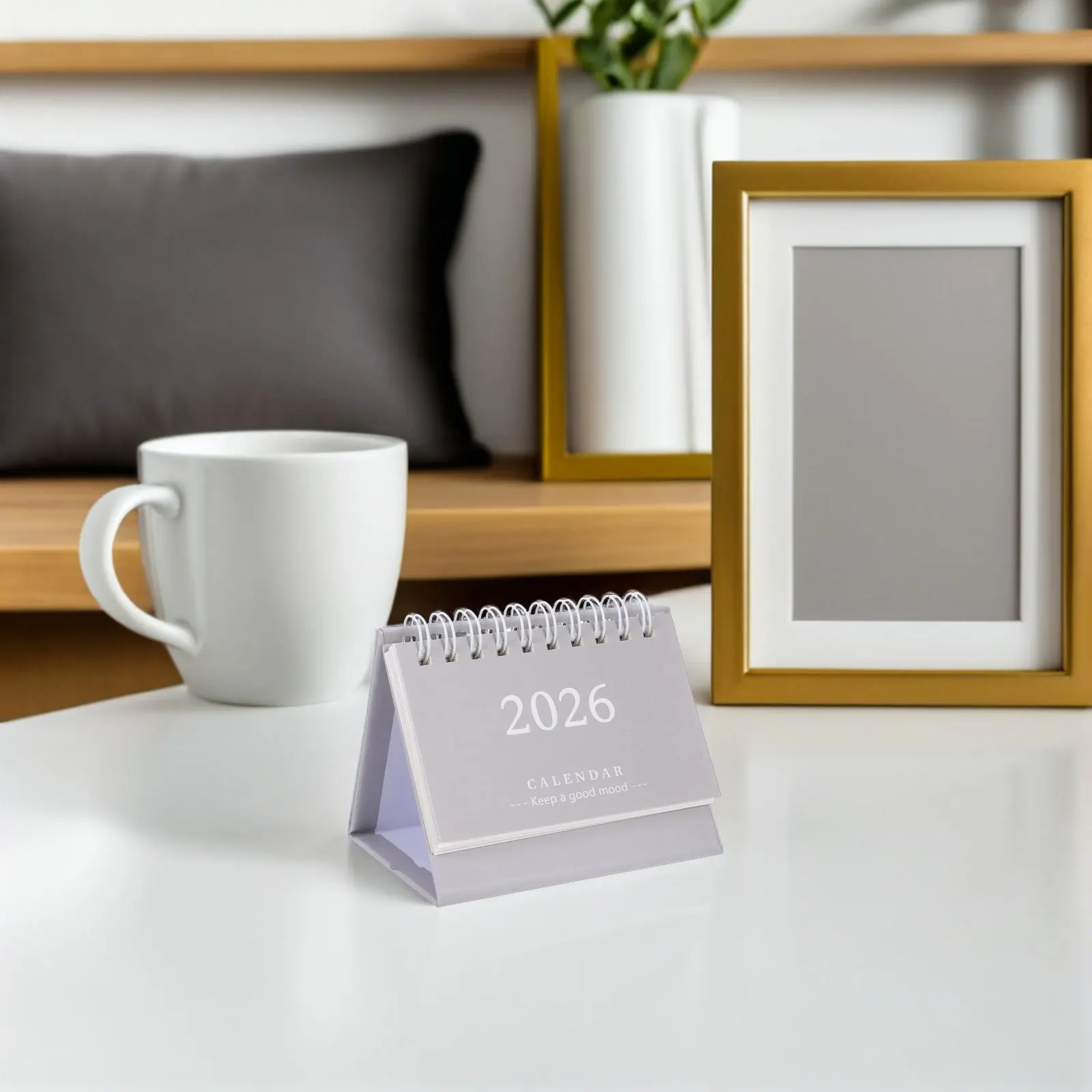 

Настольный календарь-планер 2026: компактный, складной, минималистичный, однотонный, декоративный, для работы, учебы и дома