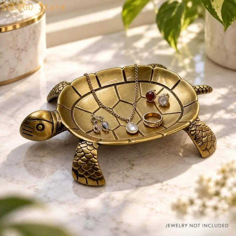 Raised Shell Animal Jewelry Dish for Earrings and Small Pendants D0LD