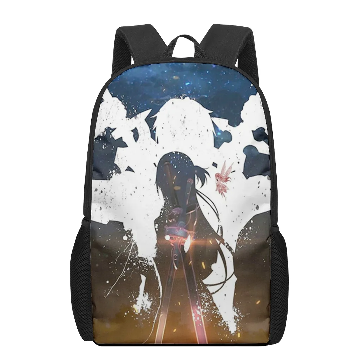 Anime Sword Art Online 3D-Druck Schultaschen für Jungen Mädchen Grundschüler Rucksäcke Kinder Büchertasche Schulranzen Rucksack