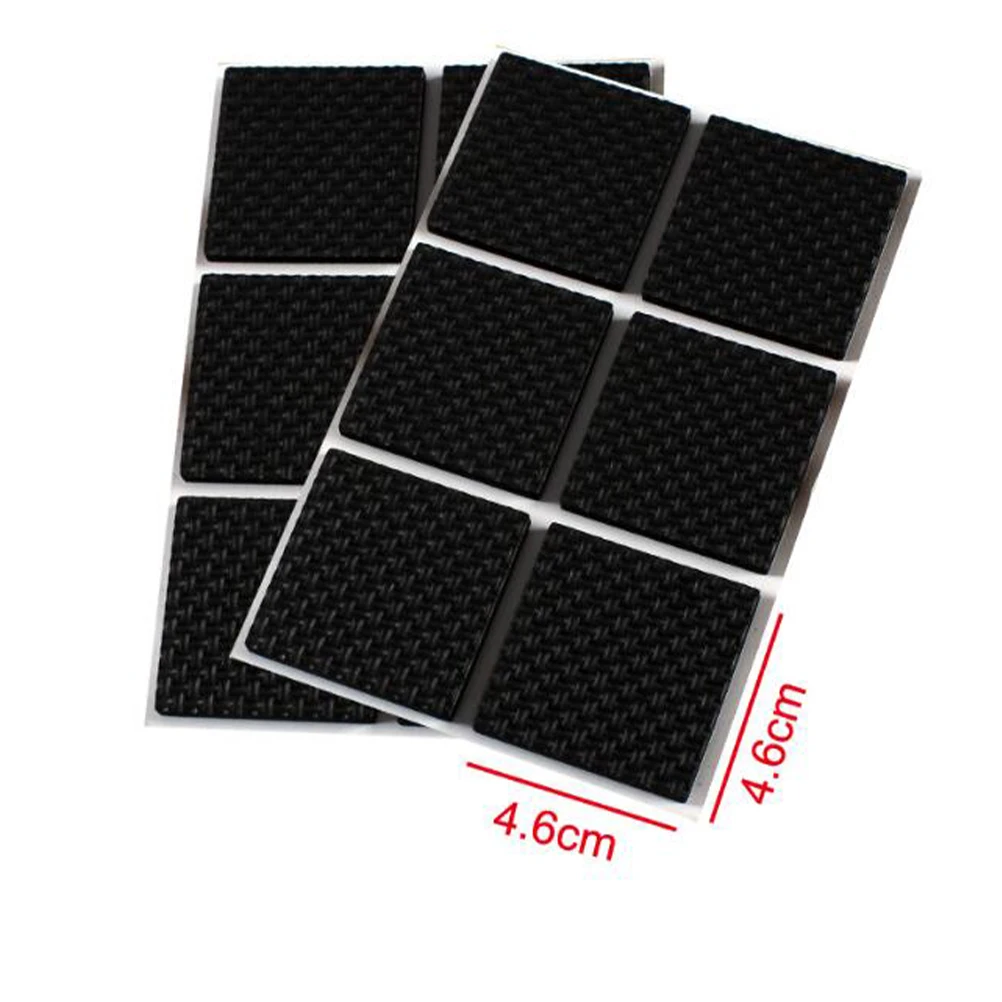 

60Pcs Table Feet Covers Square Soft Chair Leg Protectors Silent Floor Protection for Home Office Library School