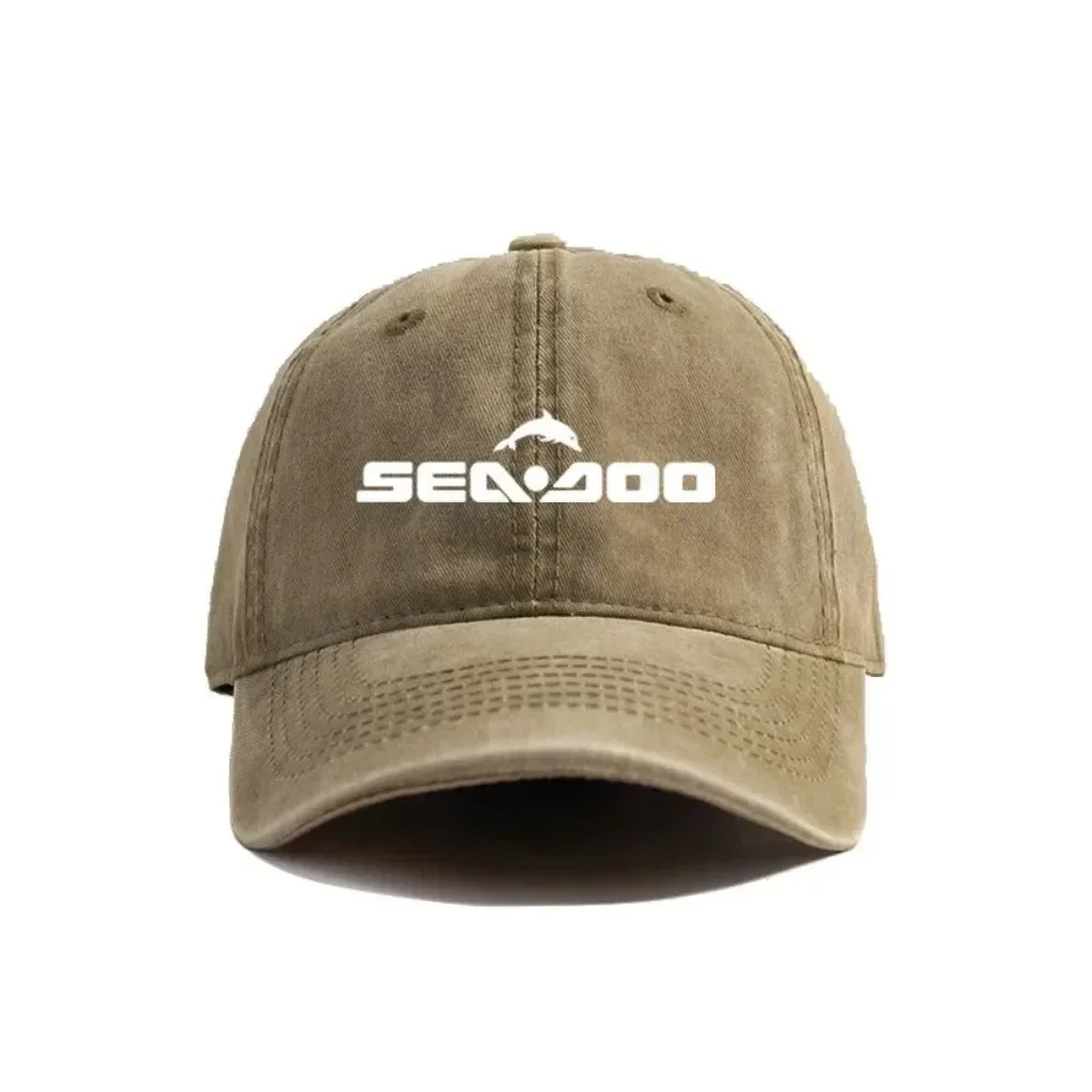 New 2025 Sea Doo Seadoo Baseball Cap Distressed Hats Dad Caps Men Women Retro Outdoor Summer Adjustable Hats Fashion
