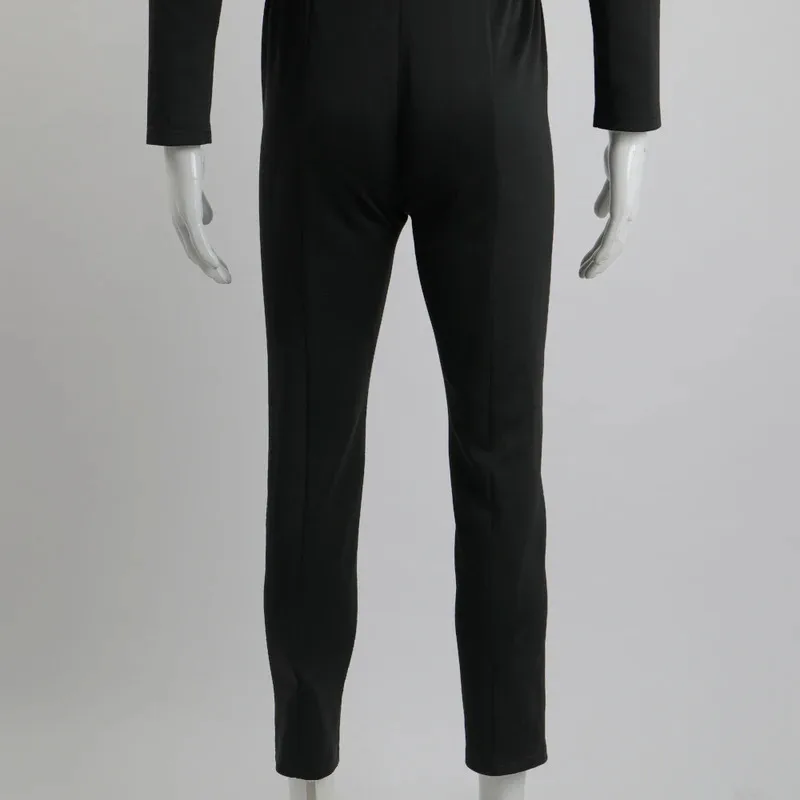 25COSStar Deep Space Nine rek Commander Sisko Duty Uniform بذلة زرقاء أزياء تنكرية لحفلات الهالوين