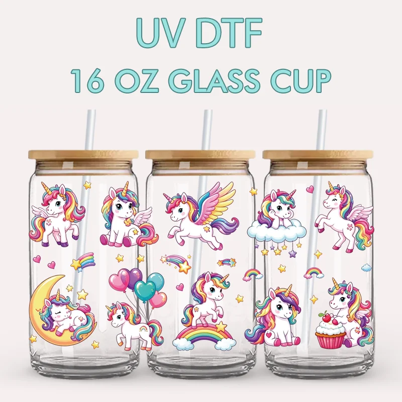 Rdta Tank Glass - UV DTF Stickers - 4 Sheets