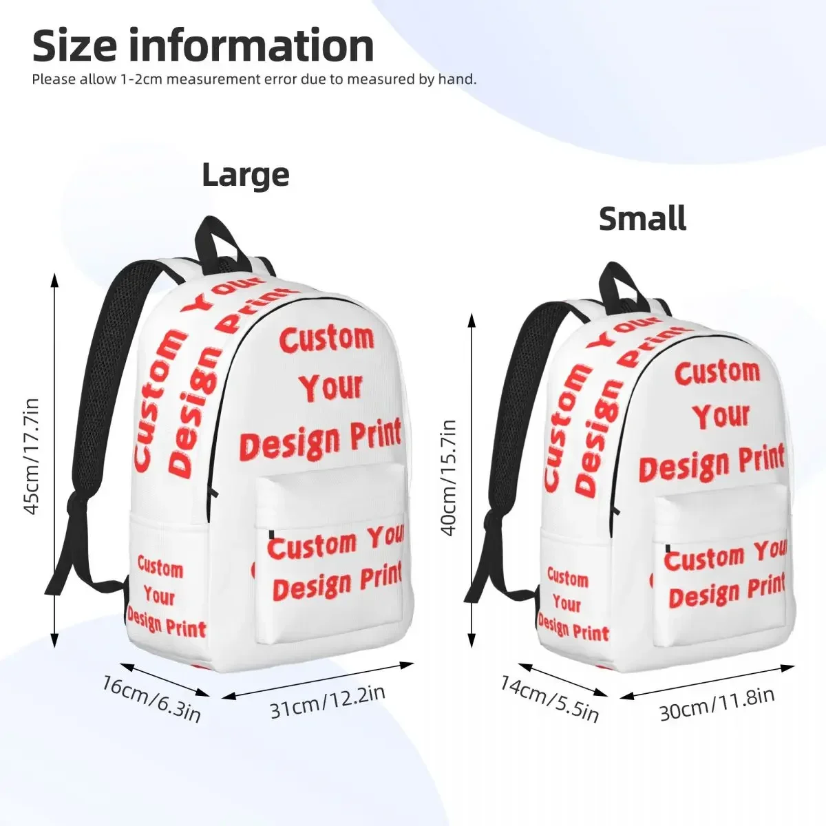 Personalize sua foto mochila super estrela cantor anime mochilas de viagem menino casual sacos de escola alta personalizado grande