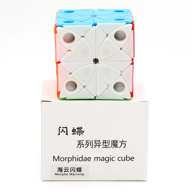 Fangshi F/S limCube Morpho Morphidae 시리즈 매직 큐브, 스피드 트위스트 퍼즐, 어린이용 교육용 장난감, 헬레너 옥타비아