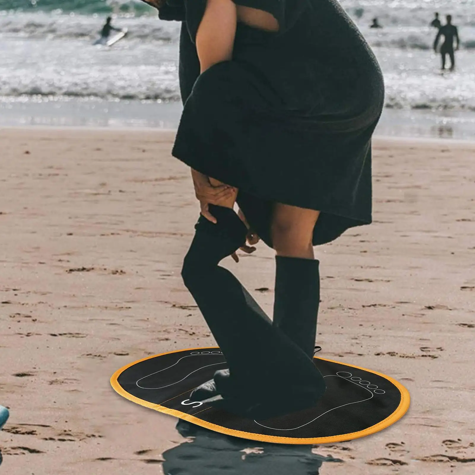 بذلة سجادة لتغيير الحفاض مقاوم للماء وسادة أقدام مقاوم للماء حقيبة بذلة وحصيرة لحمام السباحة المهنية الشاطئ القوارب في الهواء الطلق #4