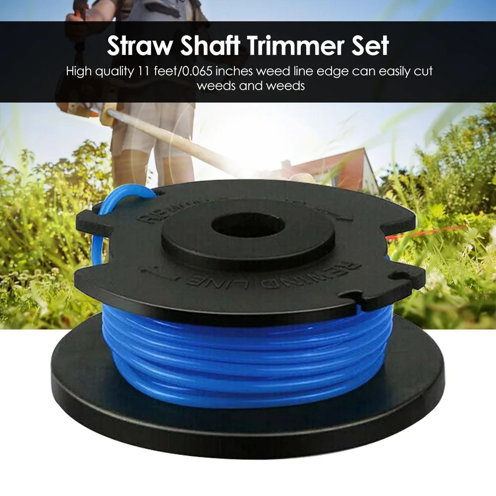 8/10pcs String Trimmer Spool Replacement 11ft 0.065in Trimmer Spool Line 18V 24V 40V for Ryobi One AC14RL3A Trimmers
