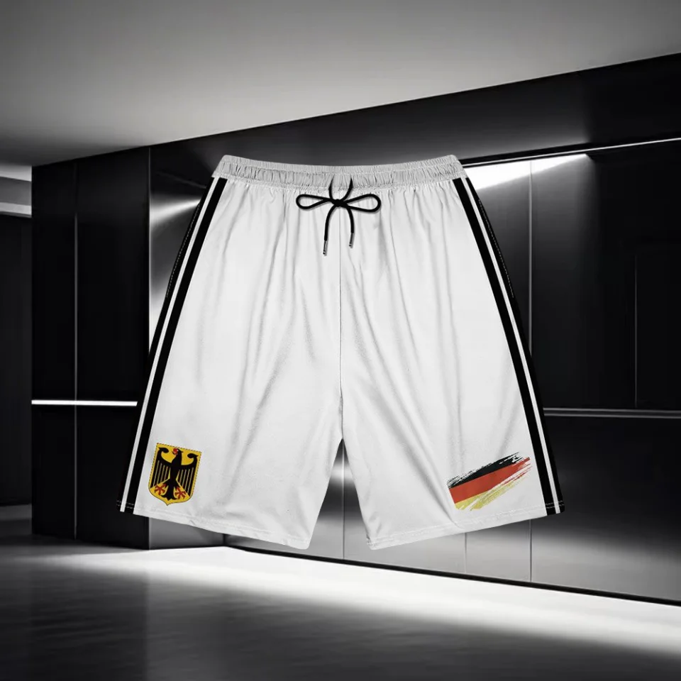 

Germany Mexico Football Home Sports Shorts Men's Women's 3D Printing Comfortable Casual Breathable Quick Drying Summer 2025