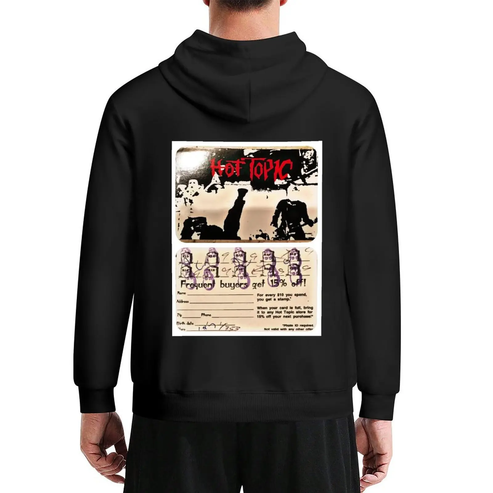 90s MALL GOTH Hoodie male clothes men wear men clothing hoodies for men high quality