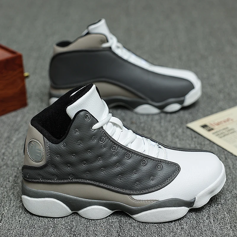 

Мужская обувь для фактических баскетбольных игр, повседневная модная обувь, белые кроссовки средней длины, белые туфли, кроссовки, студенческая осень