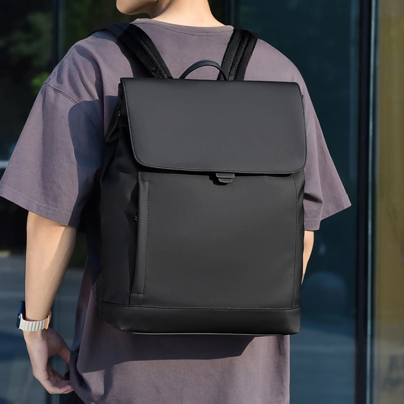 حقيبة ظهر للكمبيوتر المحمول مقاس 17.3 بوصة، سعة كبيرة، حزام كتف قابل للتعديل، سفر الأعمال، حقيبة التنقل المدرسية، حقيبة ظهر ناعمة