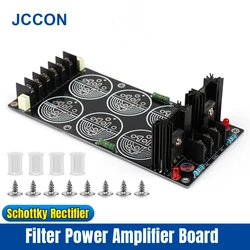 Schottky Rectifier Filter Power Amplifier Board Capacitor Amplifier Rectifier 120A Power Supply Board DIY Speaker Amp 120A