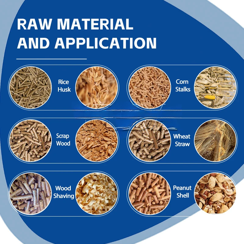 Yuda 1T/H Full Production Plant Biomass Oak Pine Wood Pellet Making Press Machine Price