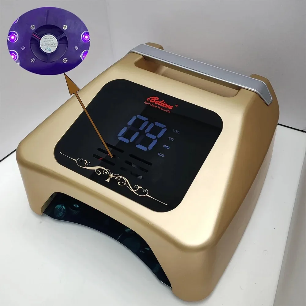 

Professional TP136 Cordless Nail Dryer 36pcs Beads 72W Rechargeable Gel Light Professional Nail Lamp for Manicure Pedicure