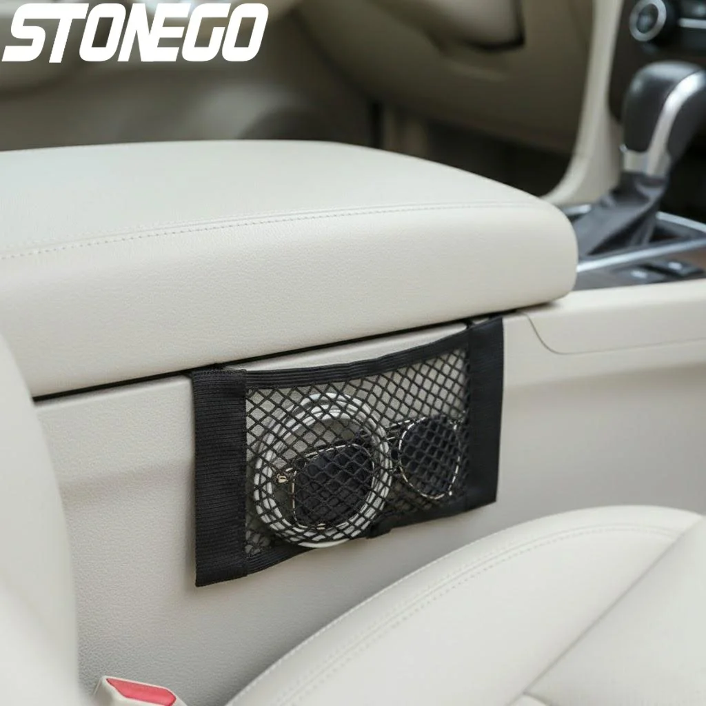 

Car Rear Trunk Organizer Elastic Mesh Storage Net Pocket Bag Cage Holder for Auto Accessories Car Organizers