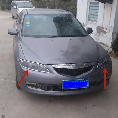 For Mazda 6 atenza 2005-2013 ABS Chrome before Headlight rear tail light decoration frame anti-scratch protection car styling