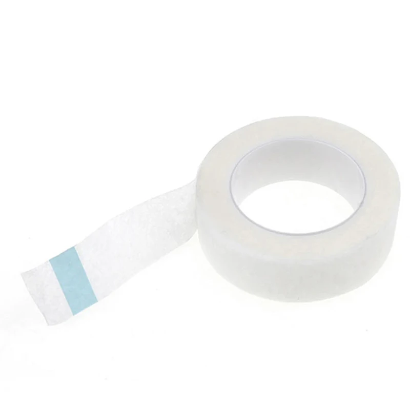 MASSCAKU Anti-allergy PE Material Breathable Easy Tear Tapes Self Grafting White Silk Paper Under Patches Eyelash Extension