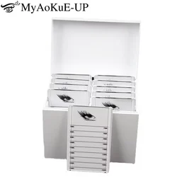 10 Layers Eyelash Extension Storage Box Acrylic Pallet Organizer Display Boxes Lash Stand Holder Container Makeup Tool Supplies