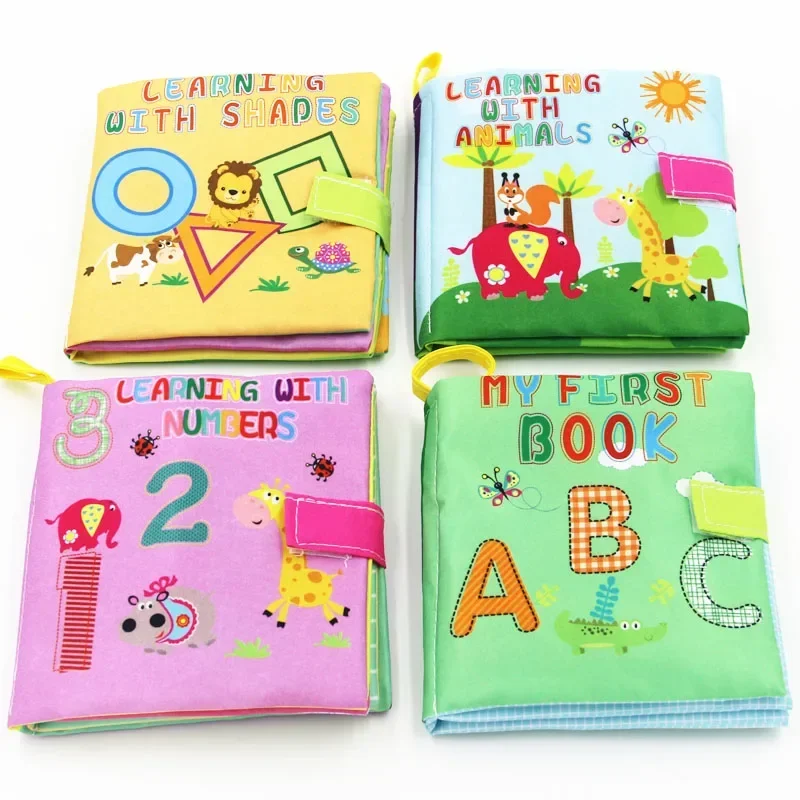 

Baby Cloth Book Intelligence Development Educational Toy Soft Cloth Learning Cognize Books For 0-12 Months Kids Newborn Quiet