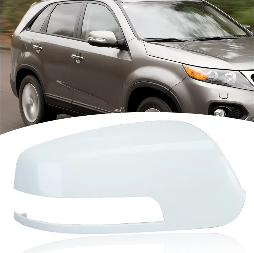 Rearview Mirror Cover Caps For KIA Sorento XM 2011 2012 2013 2014 With Turn Signal Lamp Hole Door Mirror Cover Cars Accessories