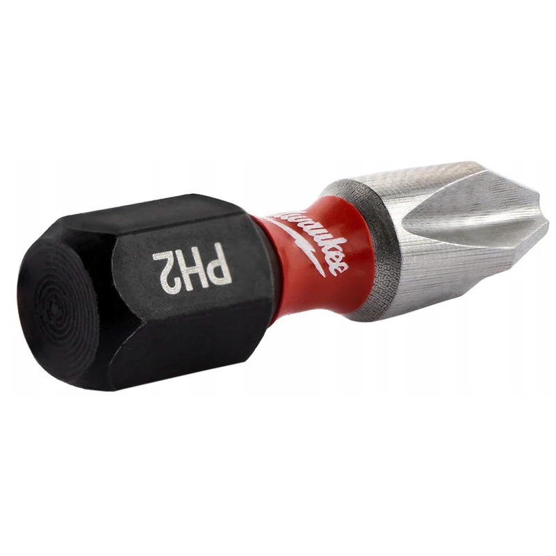 Milwaukee PH2 25MM Impact Bits 25 Pack SHOCKWAVE High Hardness Electric Screwdriver Tool Attachments 4932430853
