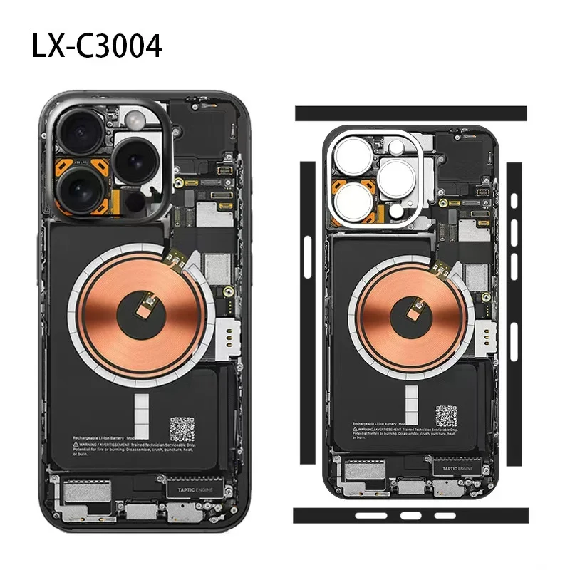Wrap Sticker for IPhone16 15 14 13 12 Pro Max Nothing Phone Decal Skin Rear Protector Case Film Full Cover