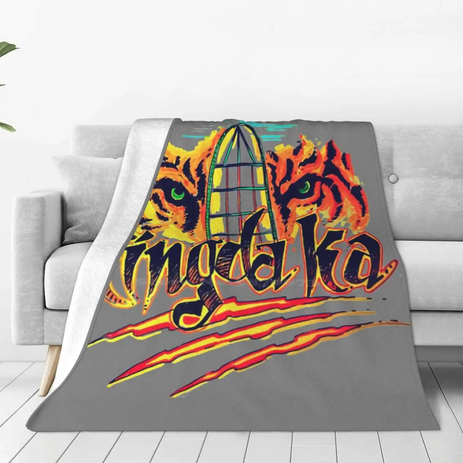 Kingda Ka Design Trend Style Funny Fashion Soft Throw Blanket Kingda Ka Roller Tallest Fastest Intamin Six Flags Nj New Launch