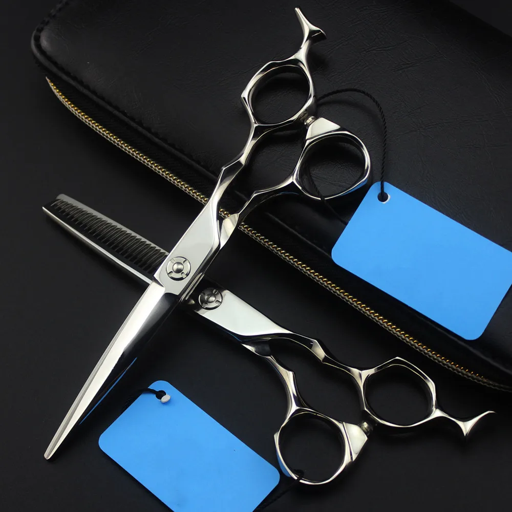 

Professional JP 440c steel scissor 6 '' Bearing screw hair cutting scissors thinning barber haircut shears hairdressing scissors