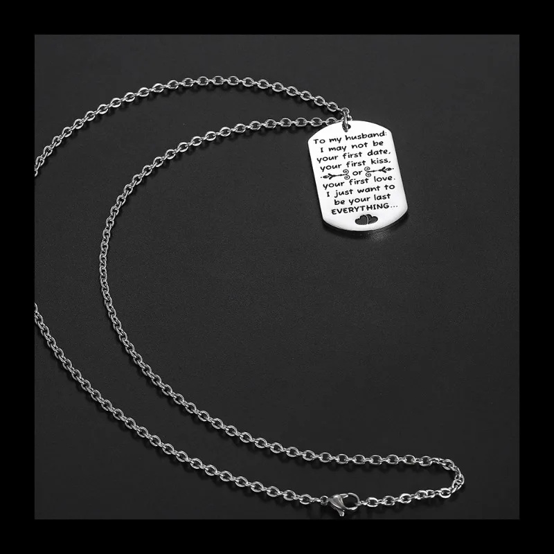 شعبية اعتراف قلادة التيتانيوم الصلب أزياء شخصية العلامة التجارية العسكرية قلادة سترة سلسلة ضوء الفاخرة