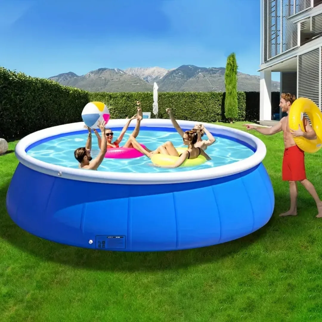 

Inflatable swimming pool 244*63 butterfly inflatable coil mesh pool