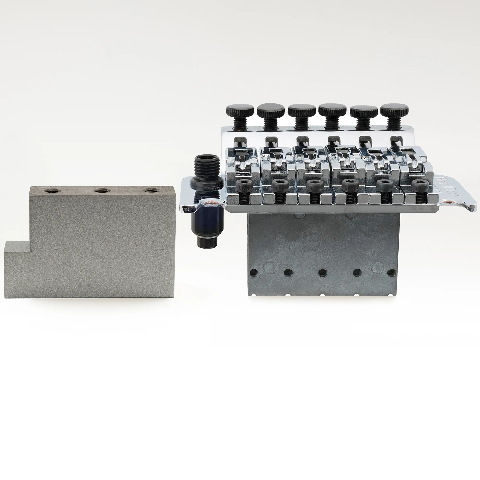 Musiclily Ultra Vollmassiver L-förmiger Tremolo-Block aus Messing/Stahl für E-Gitarren mit Floyd Rose Locking Tremolo-Brücke – Detail 25