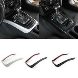 Car Styling Interior Modified Car Center Console Gear Shift Frame Decoration Cover Trim Accessories For Audi A4 B8 A5 2009-2016