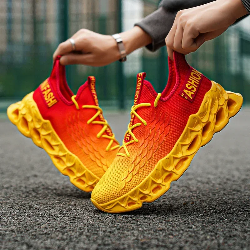 

Амортизирующая обувь, мужские кроссовки для гонок, мужские повседневные мужские теннисные кроссовки, роскошные кроссовки для гонок, 2025 г., дышащие модные кроссовки 46