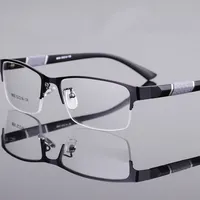 Reading Glasses Men Women High Quality Half-frame Diopter Glasses Business Male Presbyopic Eyeglasses +1.0 1.5 2.0 2.5 3.0 3.5 4