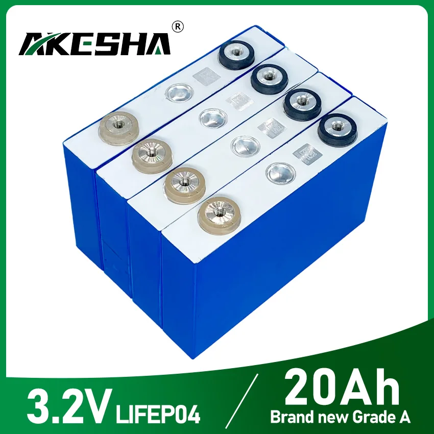 

New 3.2V Lifepo4 Battery 20Ah 30Ah Rechargeable Prismatic Cells for Solar Energy Storage Yacht RV Fast Delivery EU US TAX FREE