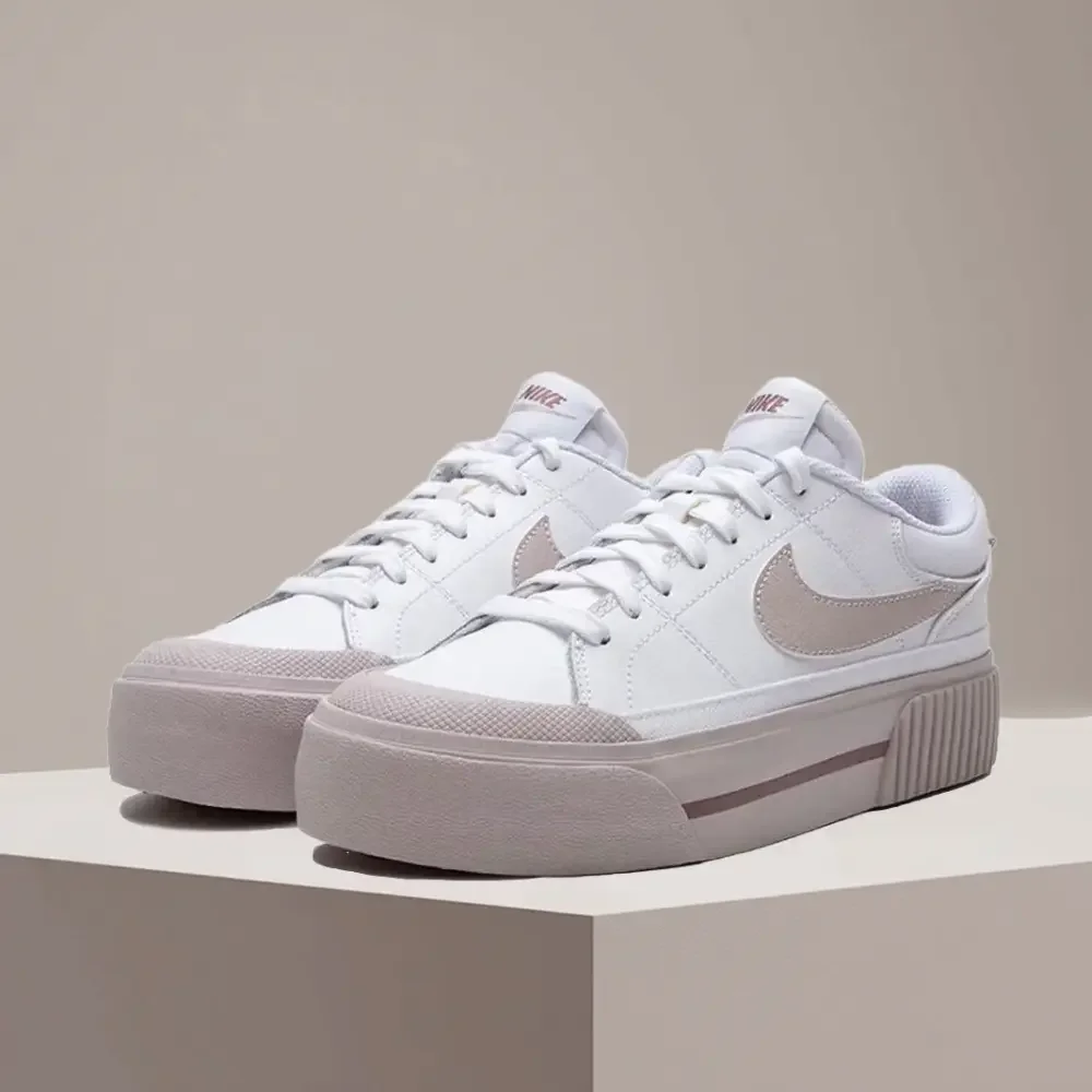 

Nike Court Legacy Lift Elevated Sole Design Comfortable Anti-Slip Cushioned Durable Athletic Shoes DM7590-105