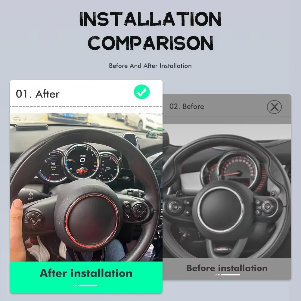 

Car LCD Instrument Cluster For BMW Mini Cooper 2006 2007 -2013 Digital Dashboard Pannel Speedometer Virtual Cockpit Head Unit