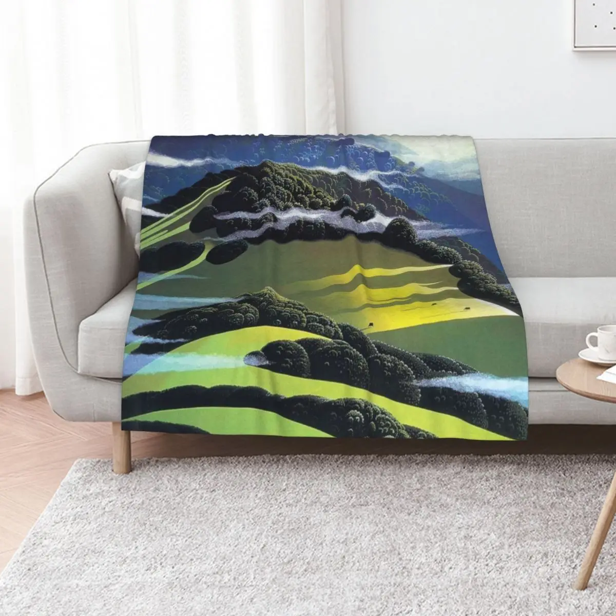 eyvind earle Throw Blanket Hair Thins heavy to sleep for winter Soft Luxury Designer Blankets
