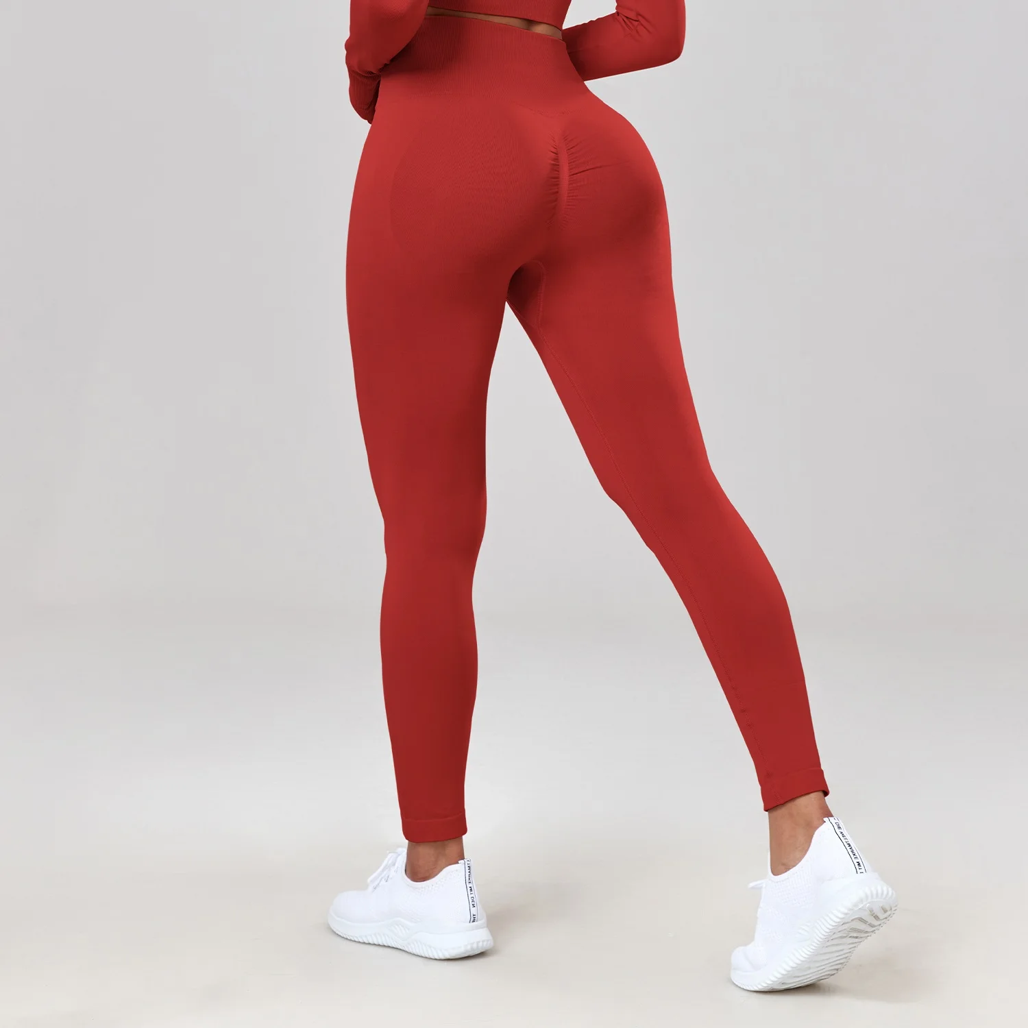 المرأة بلون مثير اليوغا طماق عالية الخصر سليم صالح ماصة العرق الرياضة الجري سراويل رياضية