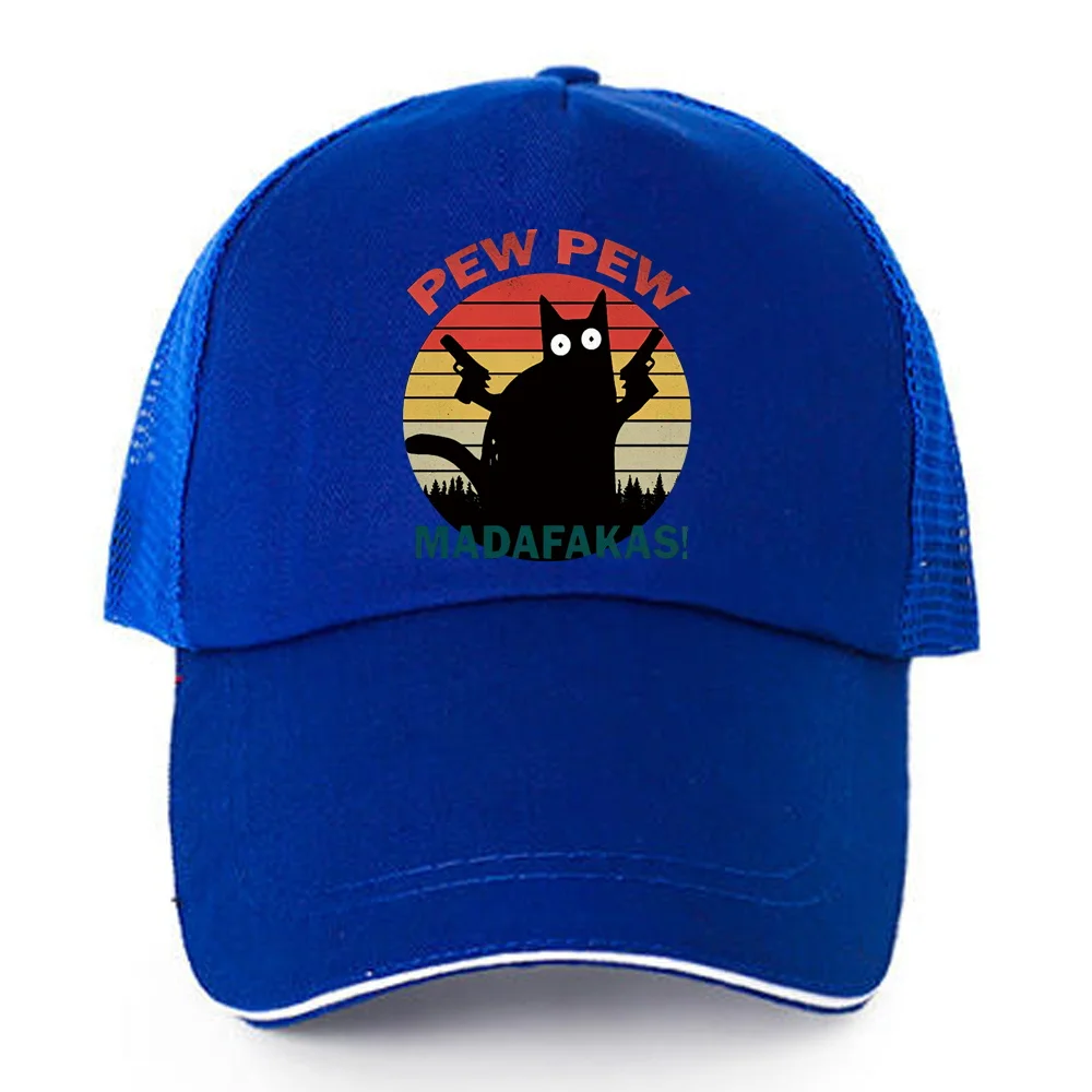 Fashion Pew Pattern Baseball Caps Men Women Quick Dry Snapback Hats Summer Hip Hop Breathable Mesh Sun Hats Unisex Cap