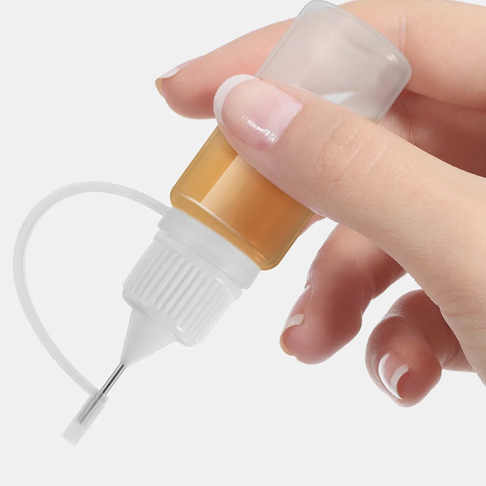 

20 pcs Needle Tip Bottles Portable Diy Squeeze Bottles For Glue Paint Oil Small Liquid Dispenser Reusable Precise Dosage Control