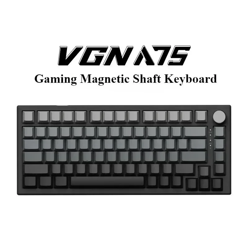 

Оригинальная механическая клавиатура с магнитной осью A75, проводная одномодульная клавиатура, изготовленная на заказ игровая клавиатура FPS Gaming RT с возможностью горячей замены VGN