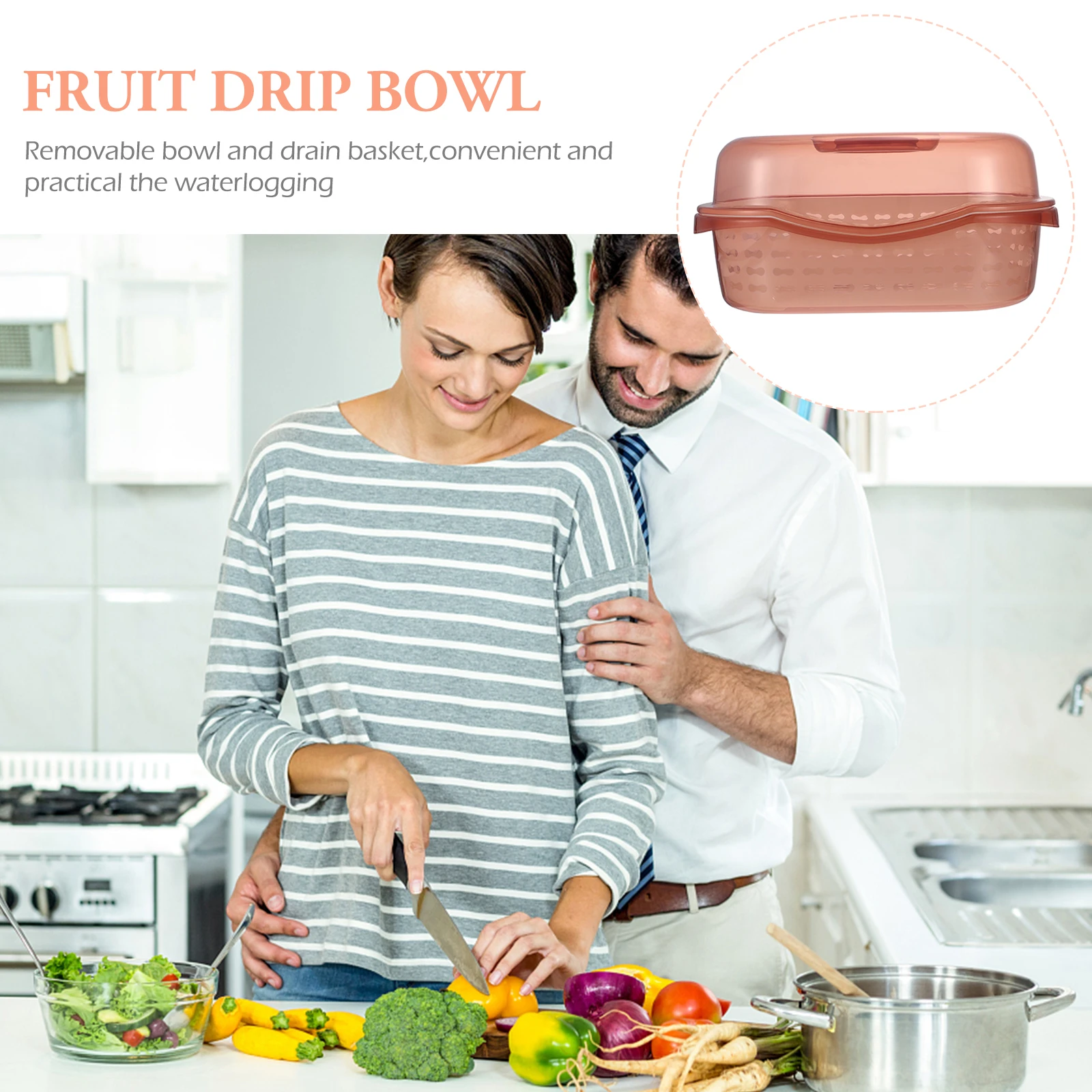 

Pasta Fruit and Vegetable Drip Pot Baby Drain Plate Plastic Draining Washing Basket