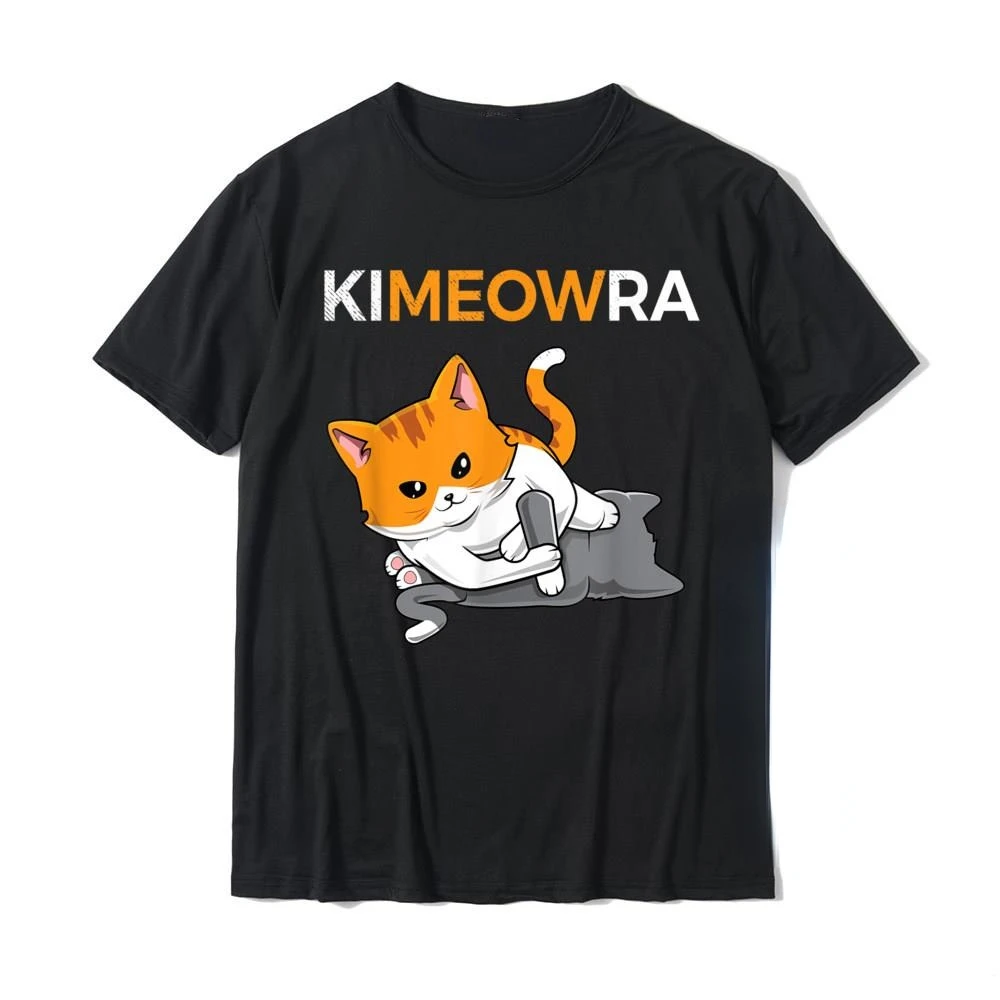 Camiseta Kawaii Jiu Jitsu Kimura para hombre y mujer, playera divertida de gato BJJ, camisetas informales de verano para hombre, camiseta de fiesta