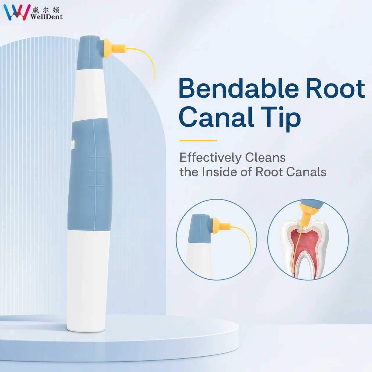 Dental Endo Activator Wireless LED Ultrasonic Root Canal Irrigator Endodontic Activator for Root Canal Treatment view 2