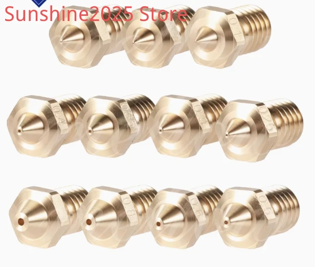 High Quality Brass Nf V6 Nozzle Hotend E3D Nozzle 3D Printing Accessories