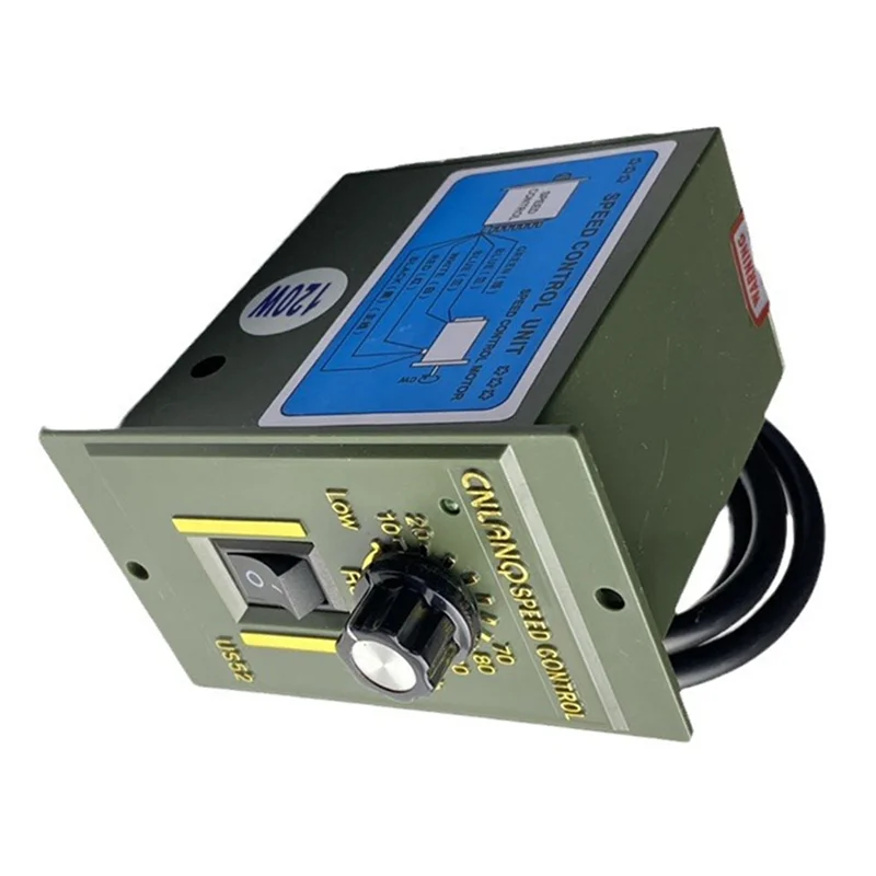 AC56-400W Motor Speed Controller AC220V Regulator Control Device With Indicator Light Corotation And Reverse Adjustable