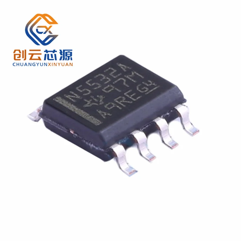 10pcs New 100% Original NE5532ADR Integrated Circuits Operational Amplifier Single Chip Microcomputer SOIC-8