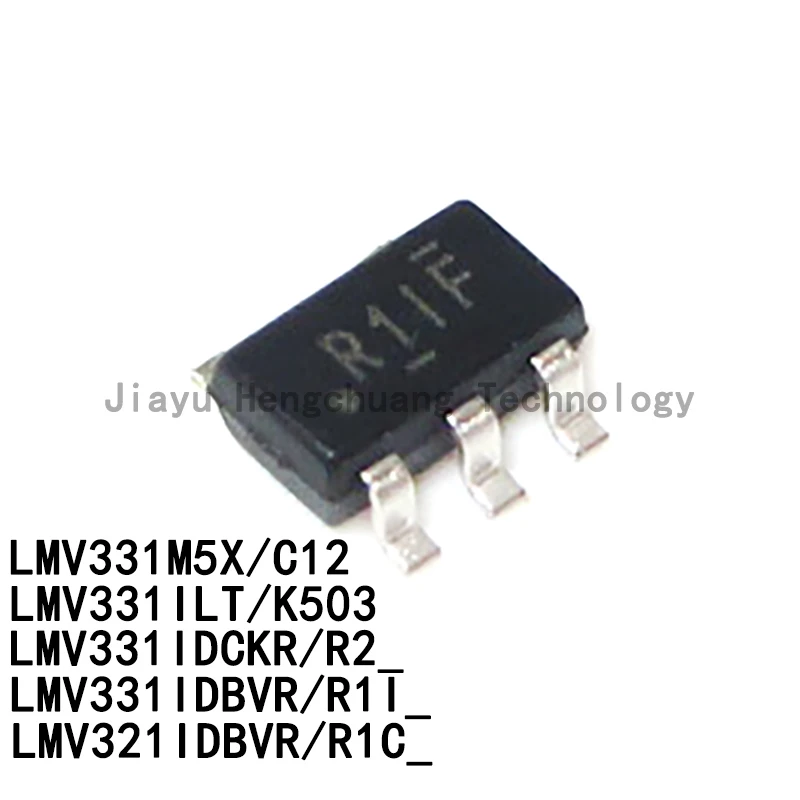 10PCS LMV321IDBVR Silkscreen RC1F/R1C_ LMV331M5X LMV331IDBVR LMV331ILT C12 R1IF/R1I_ K503 Voltage Comparator Chip